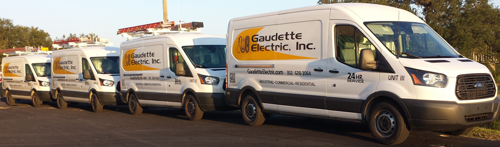 Gaudette Electric Service Vans